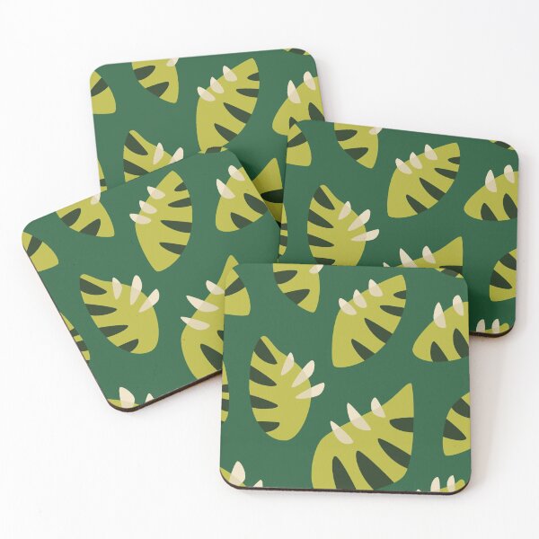Item preview, Clawed Abstract Green Leaf Pattern designed and sold by Boriana Giormova.