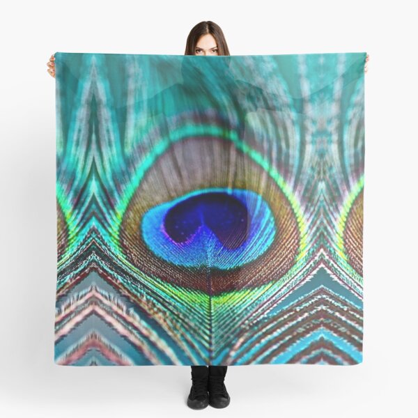 Peacock Feather Scarf