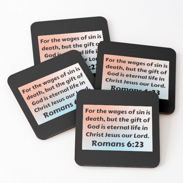 Item preview, Bible Verse Romans 6:23 designed and sold by Prayingwarrior.
