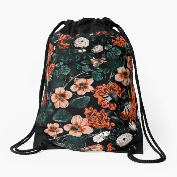 NIGHT FOREST XVII-A Drawstring Bag