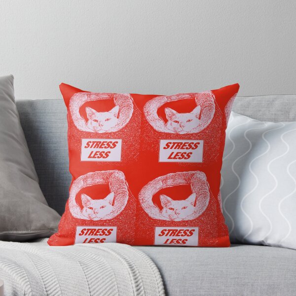 Item preview, Stress Less (Scarlet Cat) designed and sold by IrisAndSeb.
