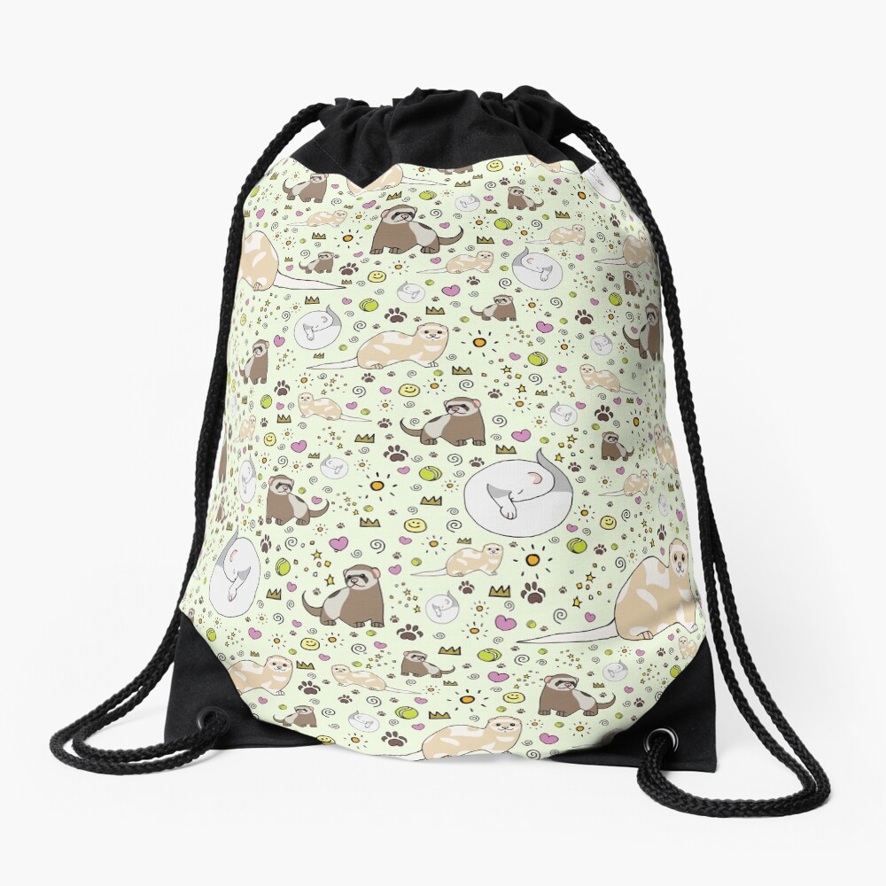 Ferret Magic Drawstring Bag