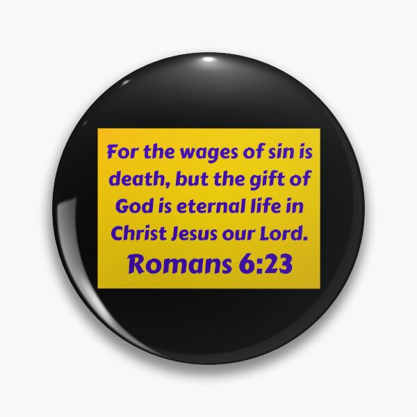 Item preview, Bible Verse Romans 6:23 designed and sold by Prayingwarrior.