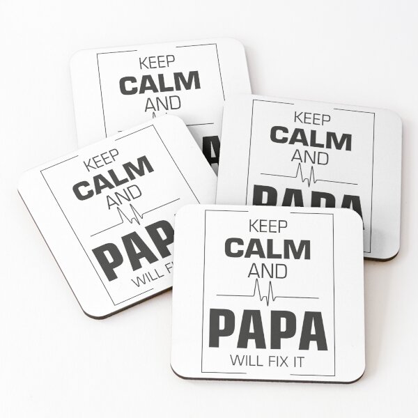 Item preview, Keep Calm And Papa Will Fix It designed and sold by TRENHILL.