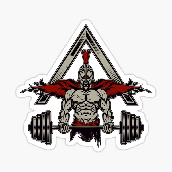 Space Alien Fitness Sticker Bodybuilding Sticker Weightlifting Bodybuilder  Sticker Gym Workout Sticker Weights Lifting Fitness Gifts 