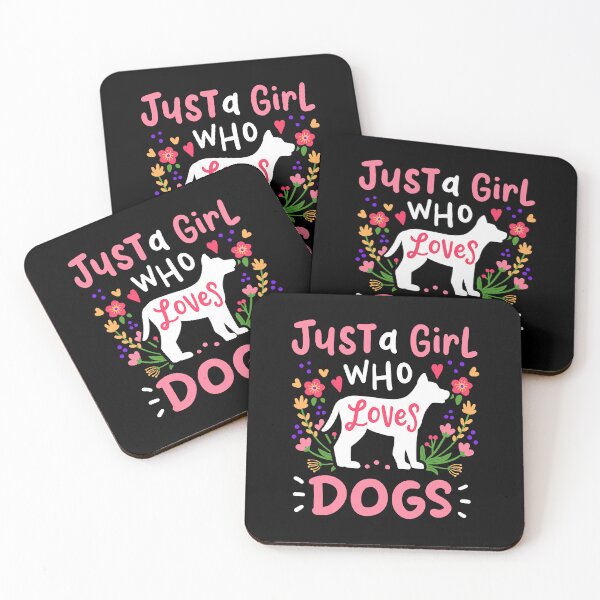 Item preview, Just A Girl Who Loves Dogs Gift For Dog Lovers designed and sold by HardiKel.