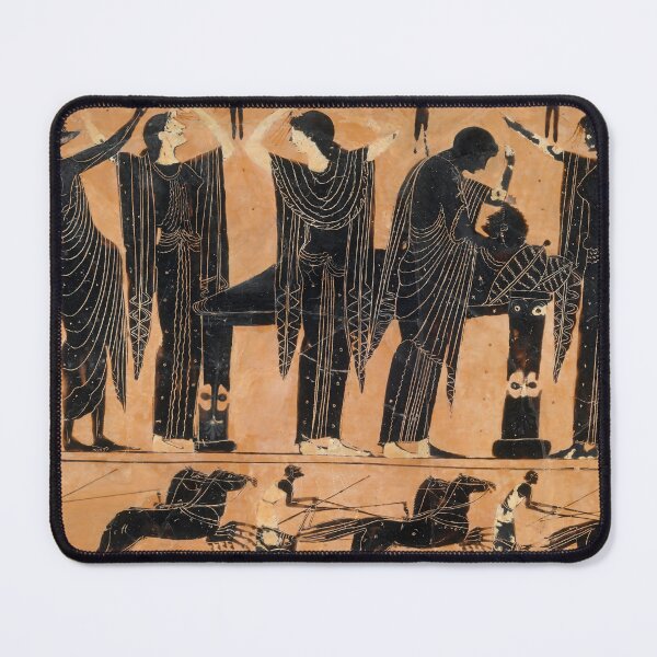 Item preview, Ancient Greek Funerary Scene designed and sold by ClassicalGreece.