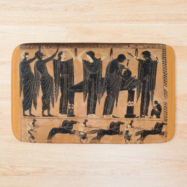 Item preview, Ancient Greek Funerary Scene designed and sold by ClassicalGreece.