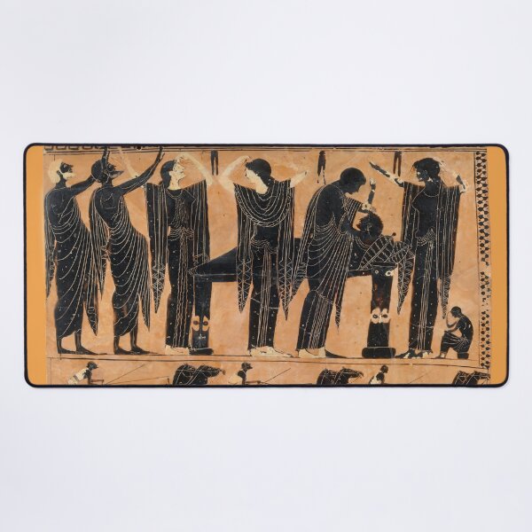 Item preview, Ancient Greek Funerary Scene designed and sold by ClassicalGreece.