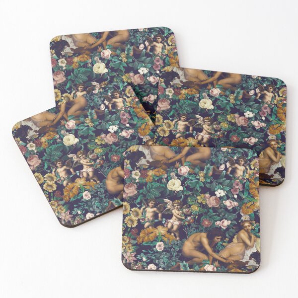 Item preview, Young Greeks and Floral Pattern designed and sold by Burcu Korkmazyurek.