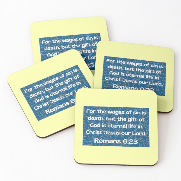 Item preview, Bible Verse Romans 6:23 designed and sold by Prayingwarrior.