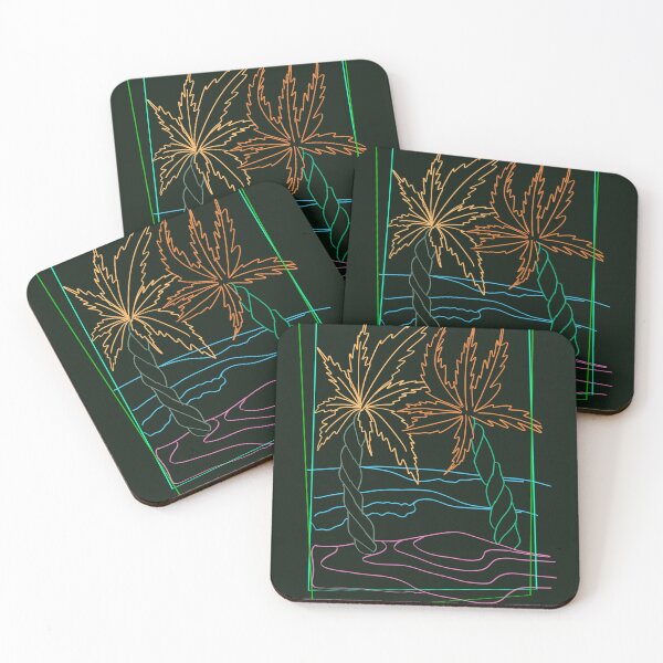 Item preview, Neon palm trees designed and sold by Haley  Easton.