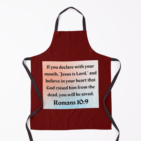 Item preview, Bible Verse Romans 10:9 designed and sold by Prayingwarrior.