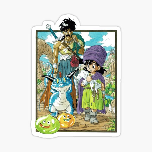 "DRAGON QUEST" Sticker for Sale by MayMurazik Redbubble