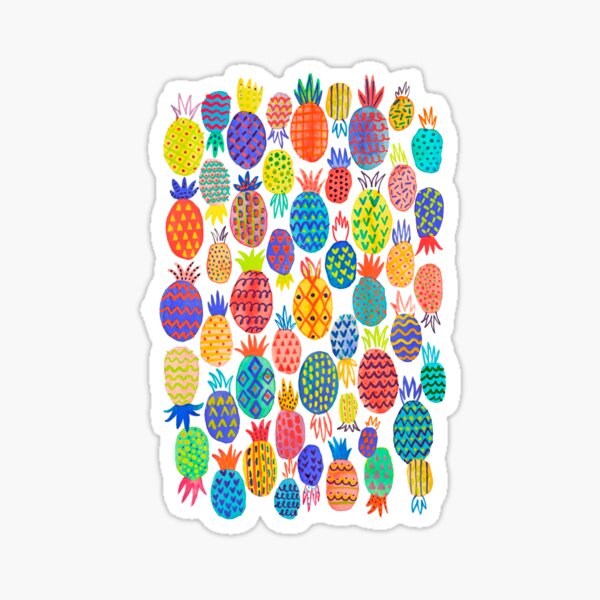 Summer Pineapples Sticker