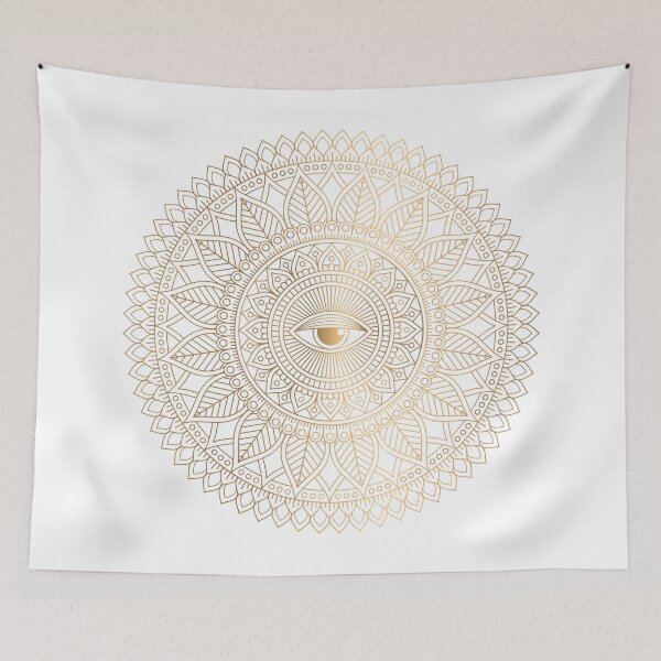 Item preview, Luxury Ornamental Golden Eye Mandala  designed and sold by Vic Torys ☆.