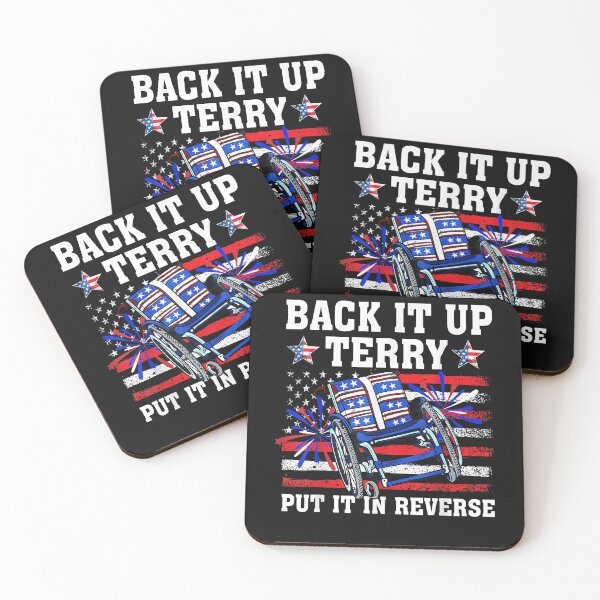 Item preview, Back It Up Terry Put It In Reverse Funny 4th Of July US Flag designed and sold by Chloe43212.
