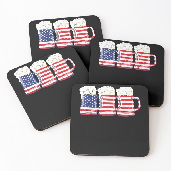 Item preview, Beer American Flag 4th of July Father's Day Gift Merica USA designed and sold by Chloe43212.