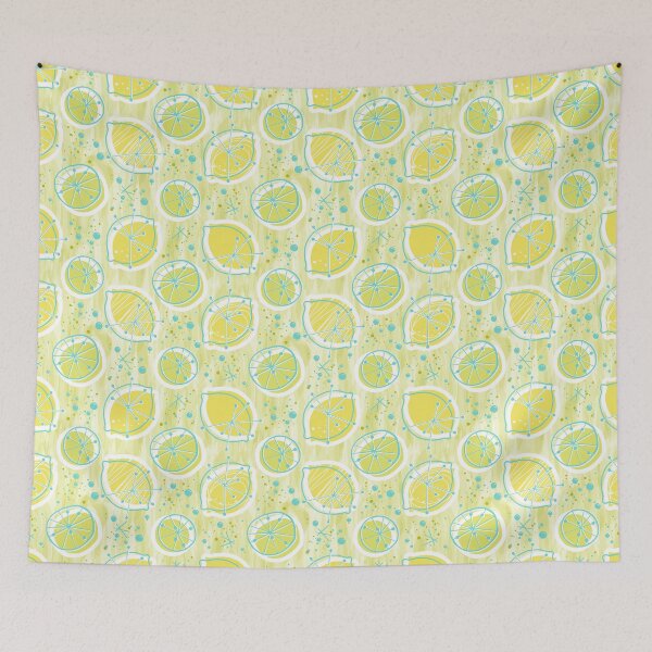 Item preview, Atomic Lemonade_Green and Cerulean designed and sold by miavaldez.