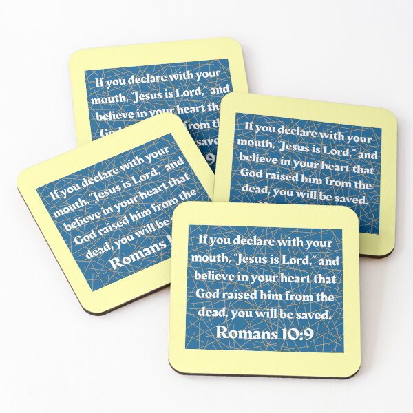 Item preview, Bible Verse Romans 10:9 designed and sold by Prayingwarrior.