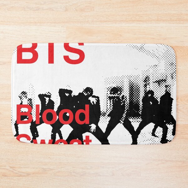 Item preview, BTS Blood Sweat and Tears halftone design on light bg designed and sold by shopnojams.