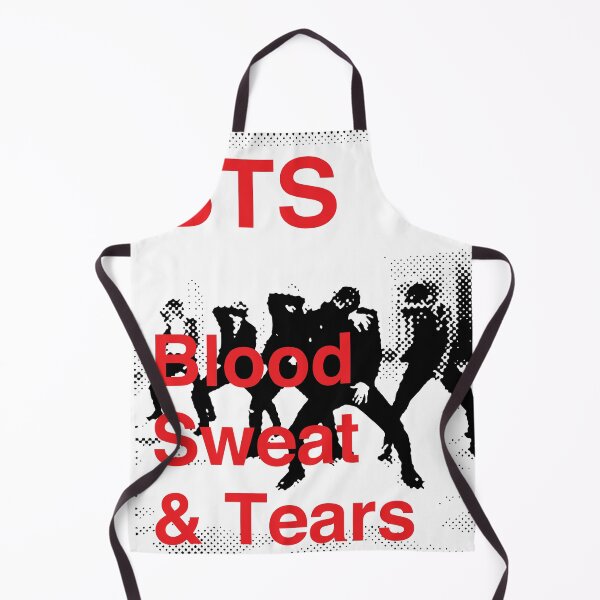 Item preview, BTS Blood Sweat and Tears halftone design on light bg designed and sold by shopnojams.