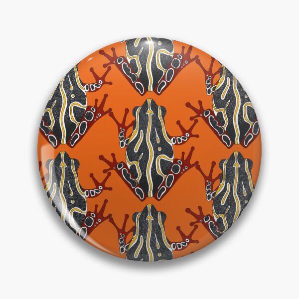 Item preview, congo tree frog orange designed and sold by scrummy.