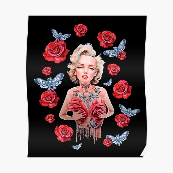 Marilyn Monroe Gangster Poster  Canvas Painting Sexy Marilyn  Marilyn  Monroe Picture  Painting  Calligraphy  Aliexpress