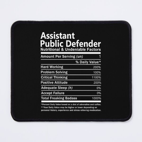Item preview, Assistant Public Defender T Shirt - Nutritional And Undeniable Factors Gift Item Tee designed and sold by watkinsmat.