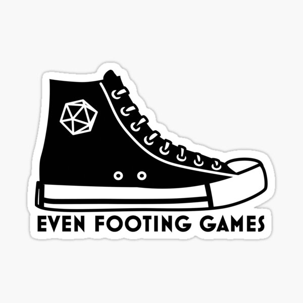 Even Footing Games Logo Sticker
