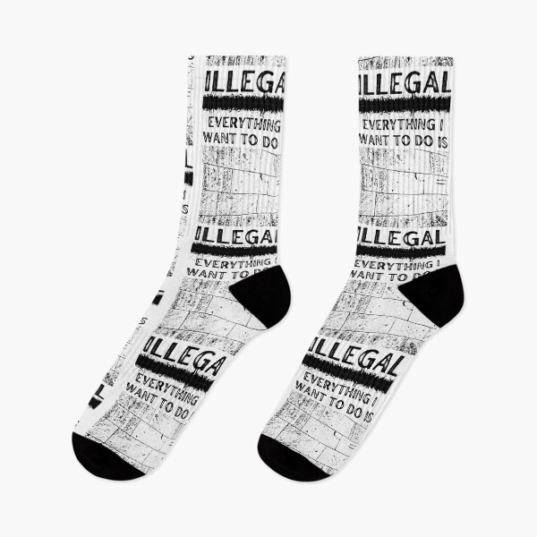 Item preview, Everything I Want To Do Is Illegal designed and sold by BookOfE.