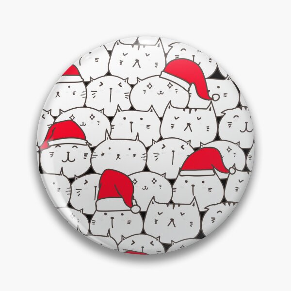 Item preview, Merry catmas pattern, meowy catmas patterns designed and sold by KlaraMacinka.