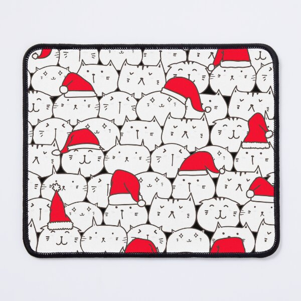 Item preview, Merry catmas pattern, meowy catmas patterns designed and sold by KlaraMacinka.