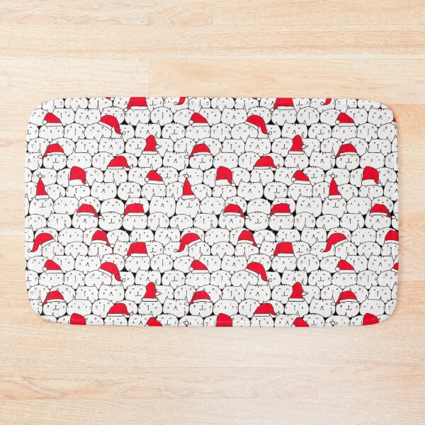Item preview, Merry catmas pattern, meowy catmas patterns designed and sold by KlaraMacinka.