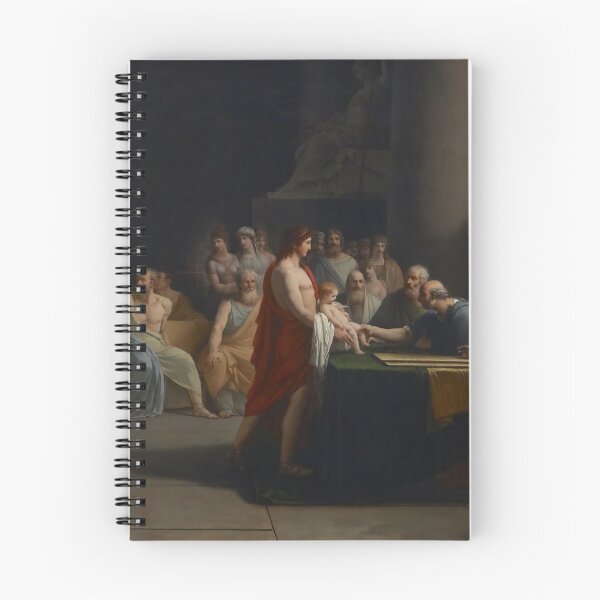 Item preview, Newborn Spartan examined by elders in Ancient Greece designed and sold by ClassicalGreece.
