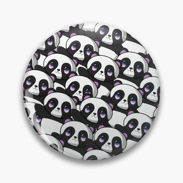 Item preview, Panda Waving Purple Version Pattern designed and sold by NLDStudios.