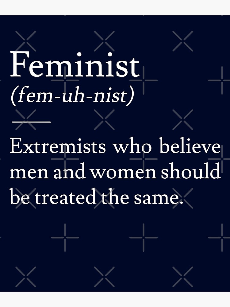 "Feminist Definition Stand Up For Equal Rights" Poster by PrintPress