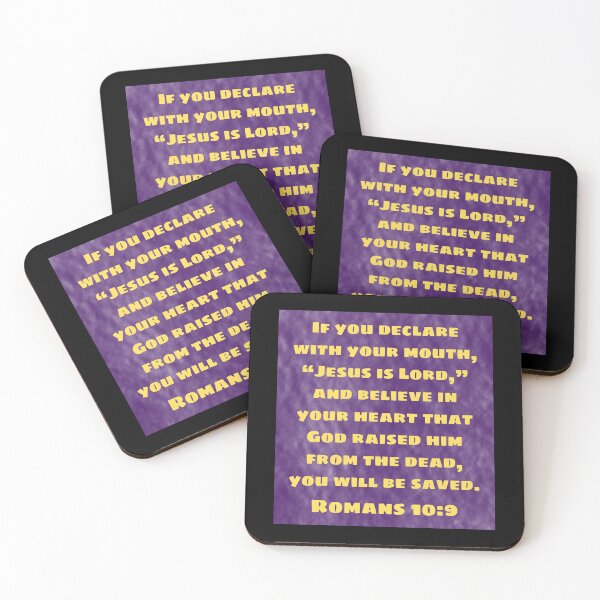Item preview, Bible Verse Romans 10:9 designed and sold by Prayingwarrior.