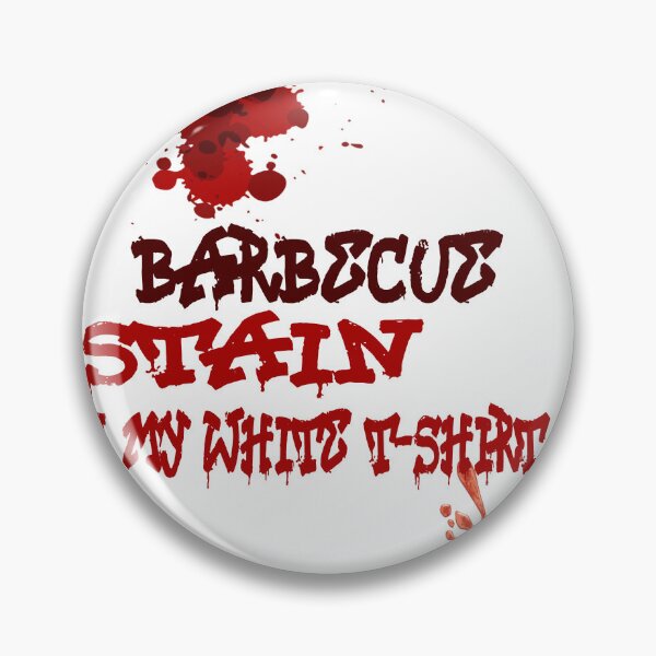 Item preview, barbecue stain on my white t-shirt designed and sold by Aidaros.