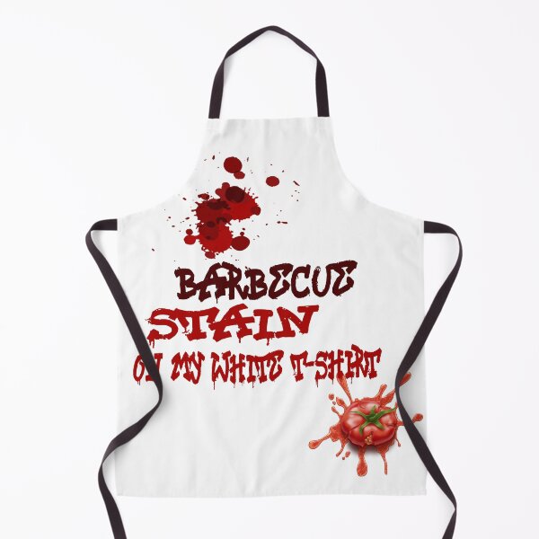 Item preview, barbecue stain on my white t-shirt designed and sold by Aidaros.