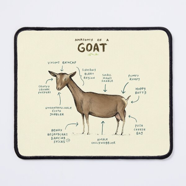 Item preview, Anatomy of a Goat designed and sold by SophieCorrigan.