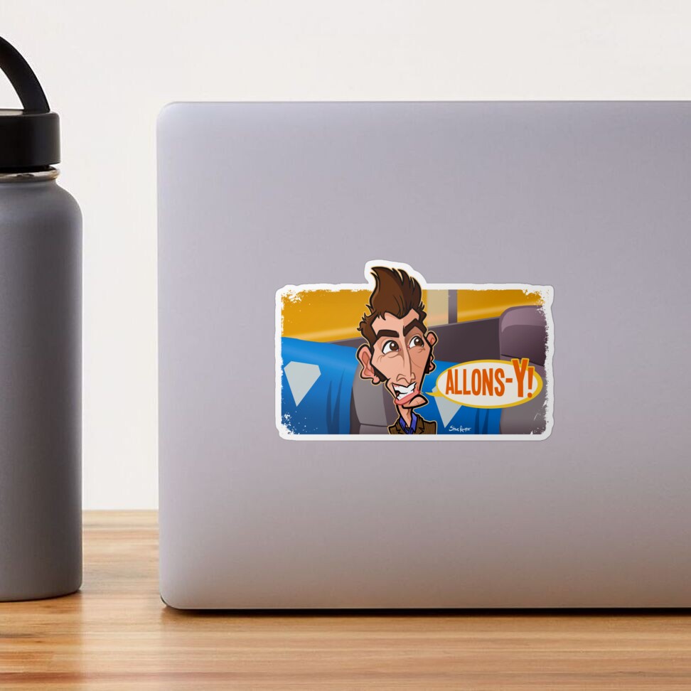 Allons-y Sticker