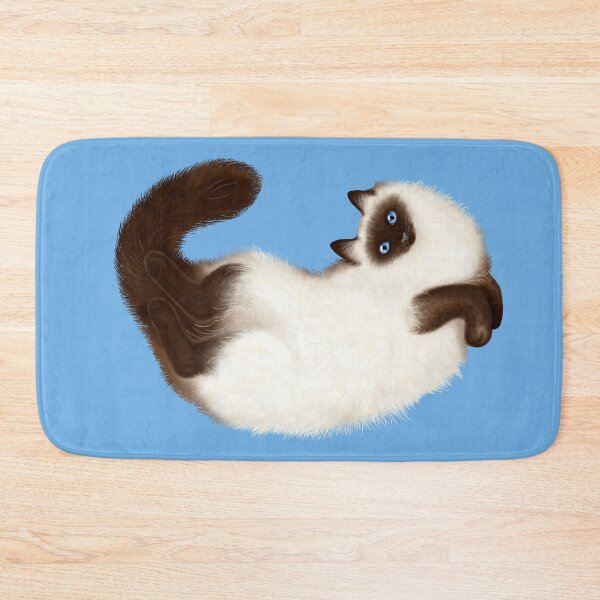 Item preview, Himalayan Cat (Blue Background) designed and sold by illucalliart.