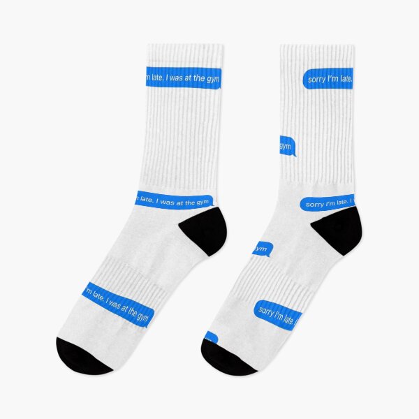 Item preview, Sorry I'm Late. I Was At The Gym White - Funny Gym designed and sold by GymWearDepot.