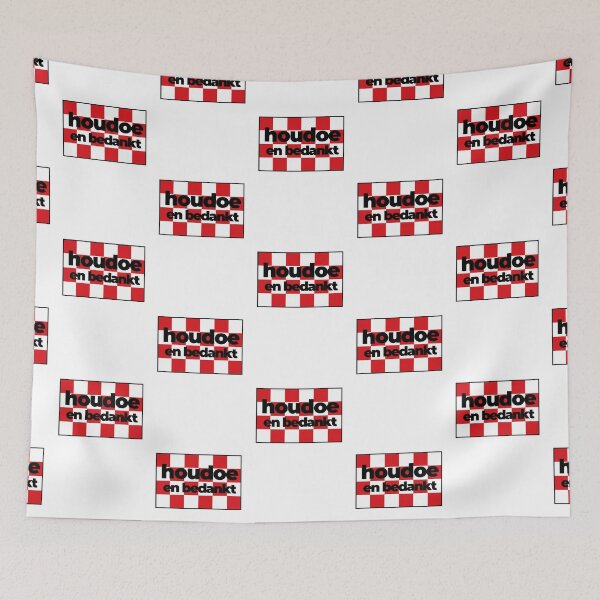 Item preview, Houdoe en bedankt in brabantse vlag designed and sold by BrabantsBeste.