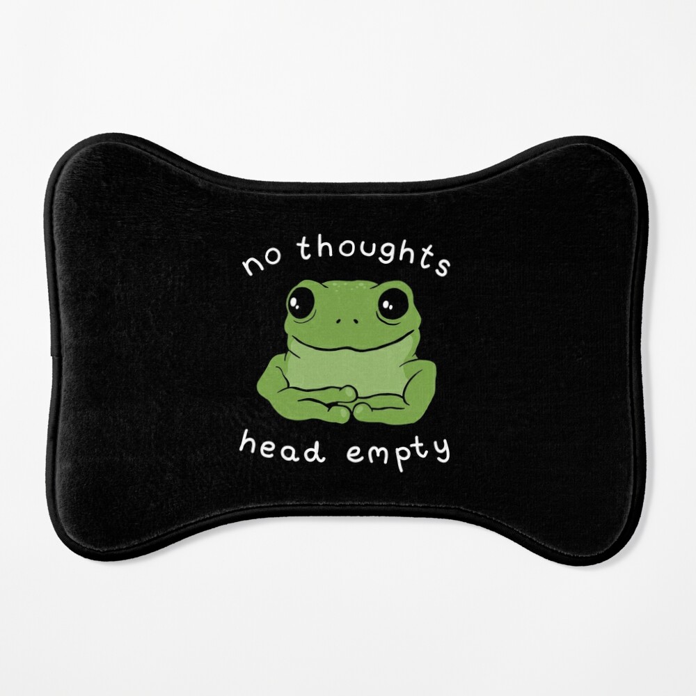 No Thoughts Head Empty Frog Meme: A Cute Mental Health