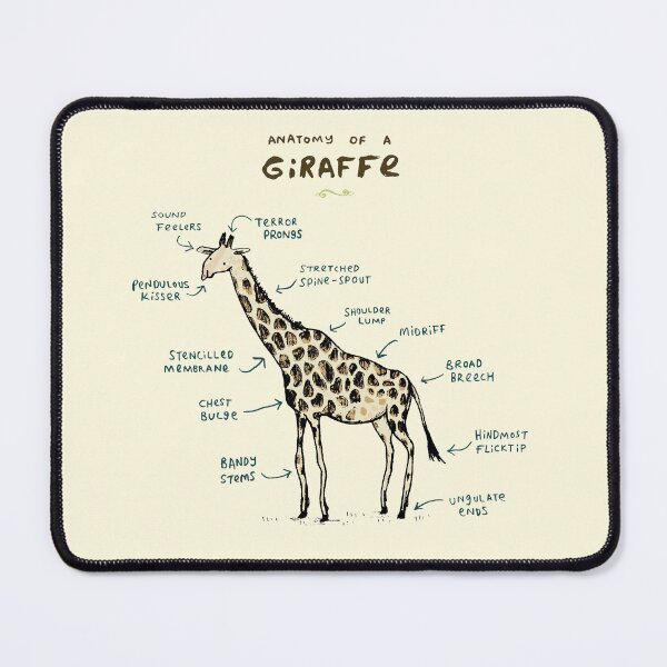 Item preview, Anatomy of a Giraffe designed and sold by SophieCorrigan.