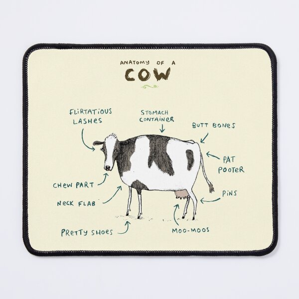 Item preview, Anatomy of a Cow designed and sold by SophieCorrigan.