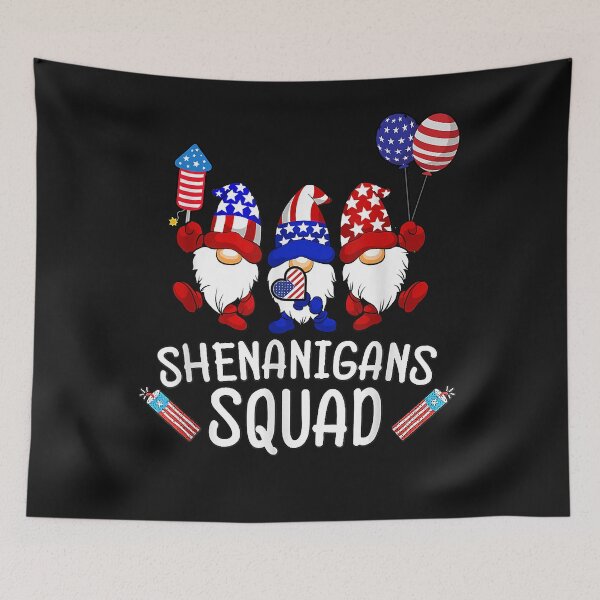 Item preview, Shenanigans Squad 4th Of July Gnomes USA Independence Day designed and sold by Chloe43212.