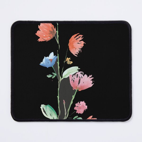Item preview, black chalk effect background with flowers designed and sold by zedvonzee.